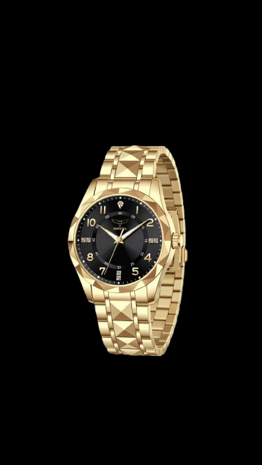 Invicta Specialty I Dorado con Dial Negro 41mm