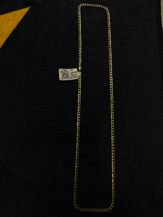 Cadena Cubana Pave HOLL 3.5M 24" 10k