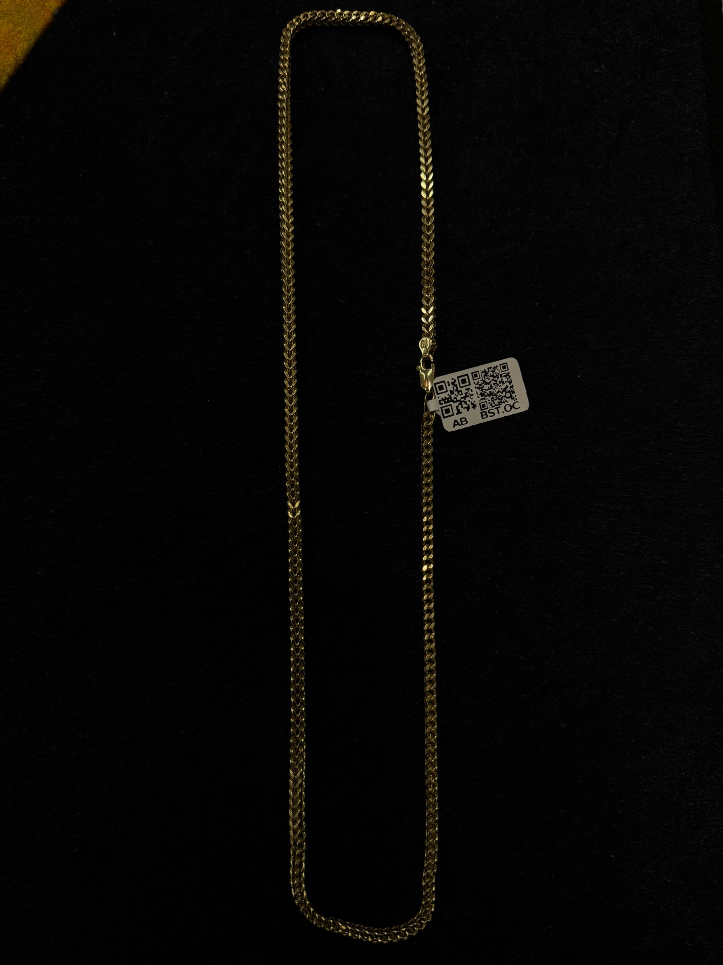 Cadena Franco HOLL 4mm 10k 22"